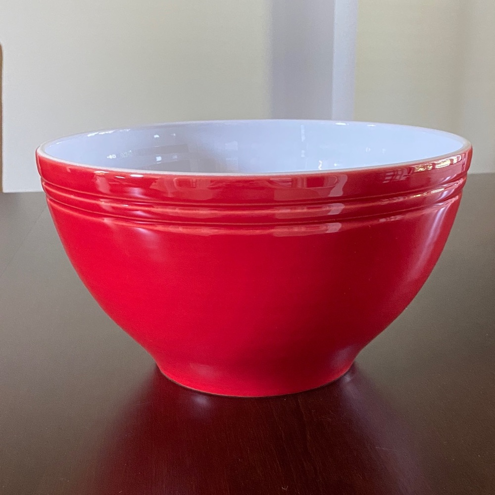 Emile Henry Red Modele Depose 10" Mixing Bowl